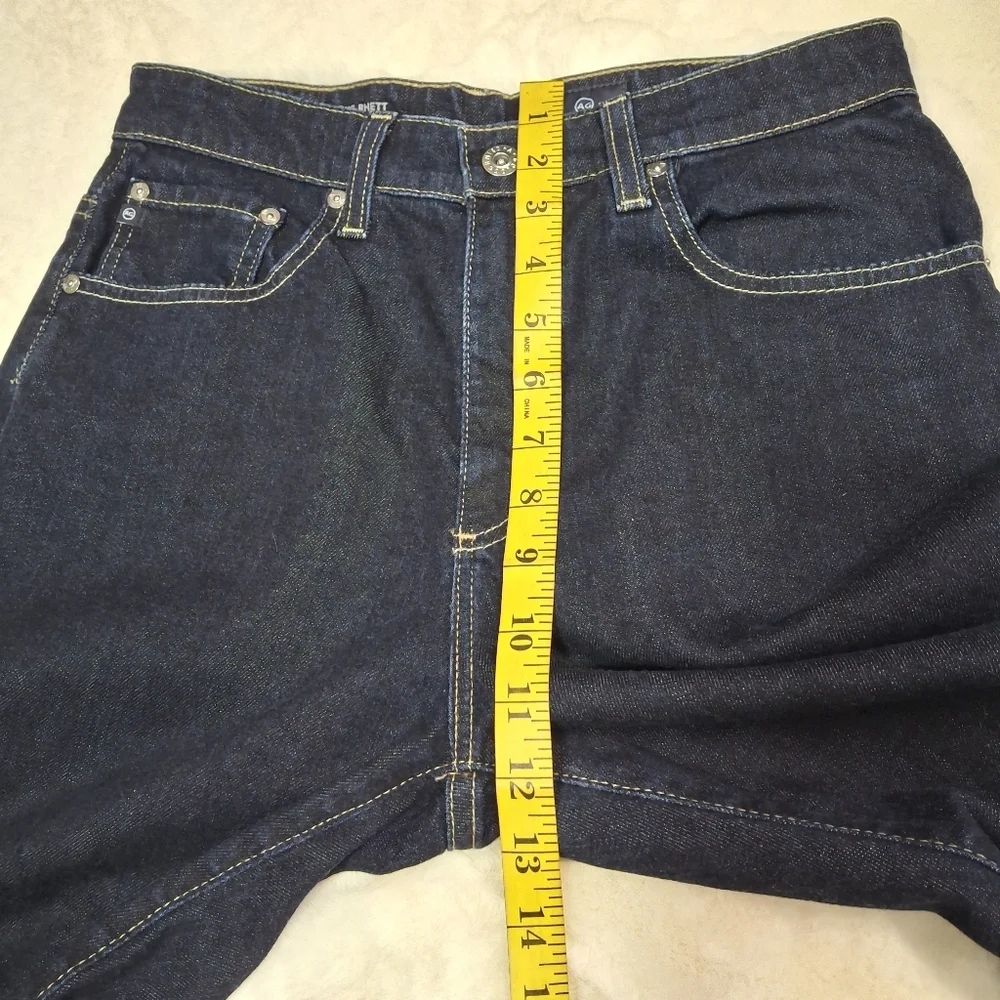 AG Adriano Goldschmied The Brett High Waisted Crop Straight Leg Jeans  Size 29 - Picture 14 of 16
